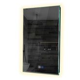 Miroir LED Vertical | boutons tactiles | Fonction Anti-Buée | Lumière blanche neutre - Reyze Série Ambient Modèle 1