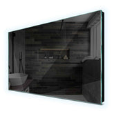 Miroir LED Horizontal | Sans Boutons Tactiles | Lumière blanche froide - Reyze Série Ambient Modèle 1
