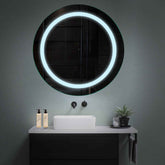Miroir LED Rond | Sans Boutons Tactiles | Lumière blanche froide - Reyze Série Salono Modèle 1