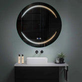 Miroir LED Rond | boutons tactiles | Fonction Anti-Buée | Température de couleur réglable - Reyze Série Salono Modèle 7