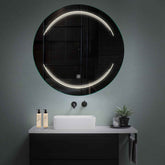 Miroir LED Rond | Bouton Tactile | Lumière blanche neutre - Reyze Série Salono Modèle 7