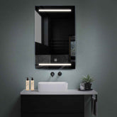 Miroir LED Vertical | Bouton Tactile | Lumière blanche neutre - Reyze Série Salono Modèle 4