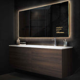 Miroir LED Horizontal | Sans Boutons Tactiles | Lumière Blanche Chaude - Reyze Série Motivated Modèle 1