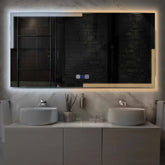 Miroir LED Horizontal | boutons tactiles | Fonction Anti-Buée | Température de couleur réglable - Reyze Série Edge Modèle 2