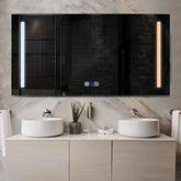 Miroir LED Horizontal | boutons tactiles | Fonction Anti-Buée | Température de couleur réglable - Reyze Série Salono Modèle 5