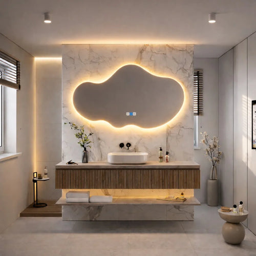 Miroir LED Asymétrique v2 - Collection Reyze Ambient