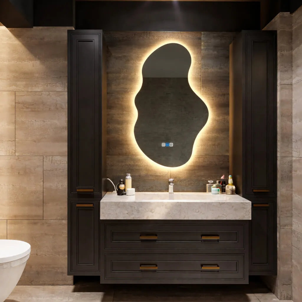 Miroir LED Asymétrique v3 - Collection Reyze Ambient