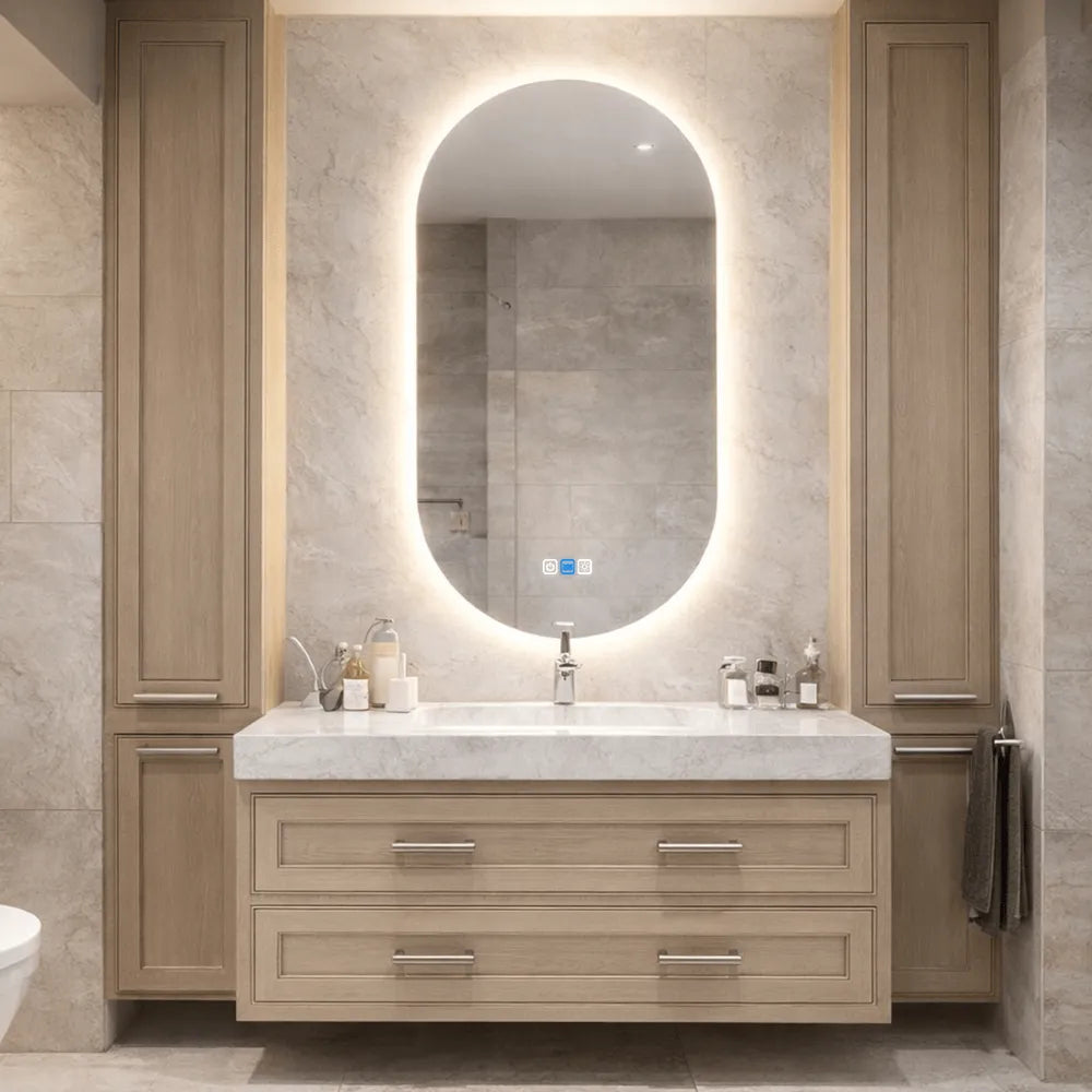 Miroir LED Ovale - Collection Reyze Ambient