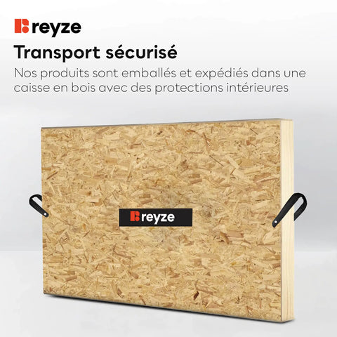 Miroir LED Asymétrique | Bouton Tactile | Lumière blanche froide - Reyze Série Ambient Modèle 1