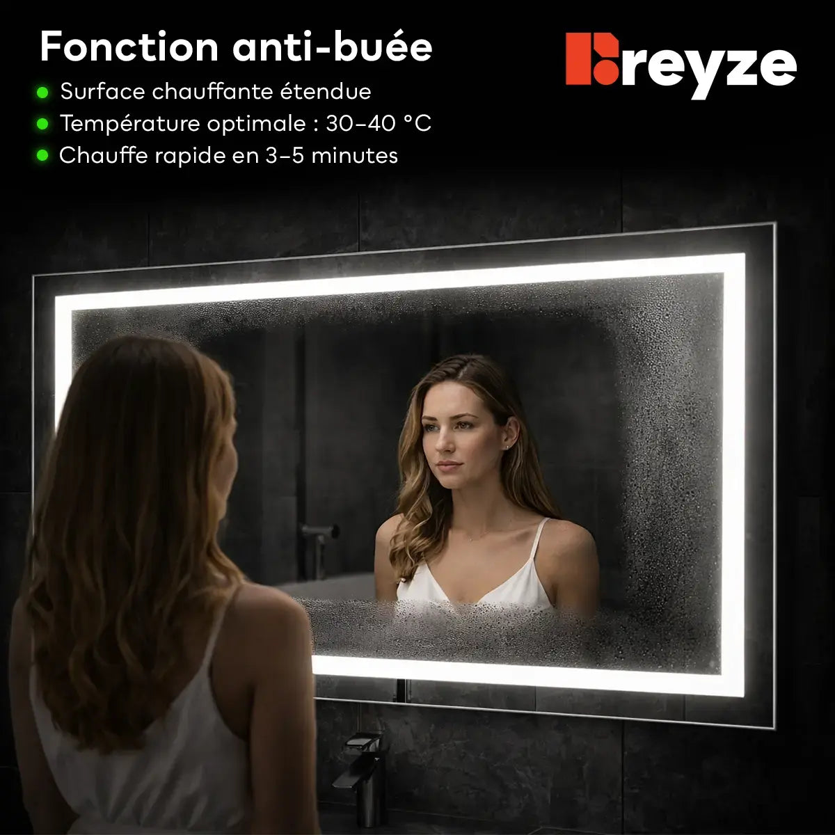 Miroir LED Horizontal - Collection Reyze Salono